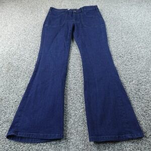Pilcro Dark Blue Flare Jeans